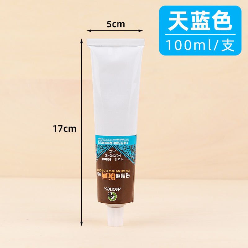 Marley marca tinta de impresión 50ml tinta de impresión de color herramienta de impresión de aceite de impresión especial 100ml tinta de 6 colores