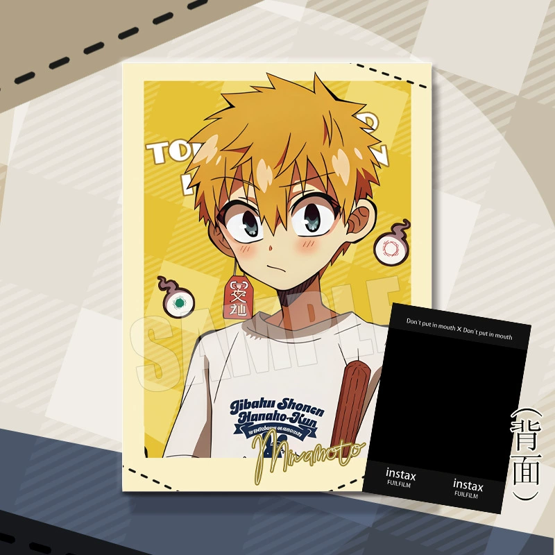 Набор полароидов Hanako-kun 10‑летие — коллекционные карточки 6,5×9 см