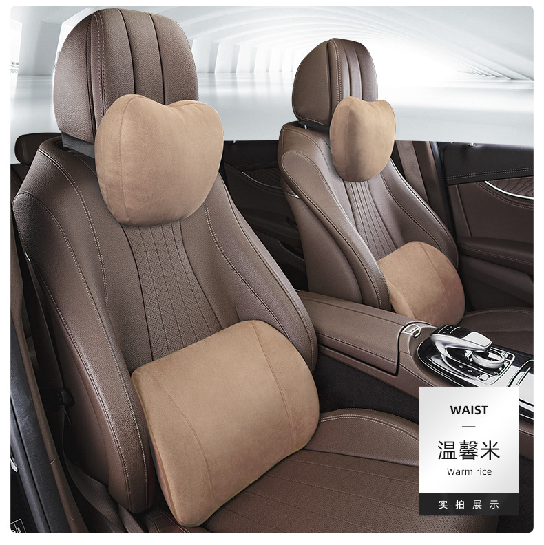 Car Lumbar Support Car Seat Belt Cushion Driver's Seat Office Seat Driver's Backrest Lumbar Support Lumbar Pillow