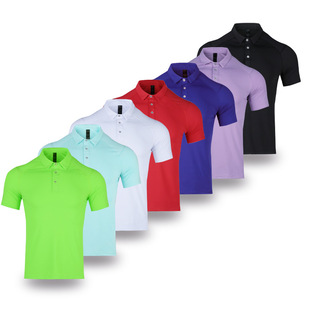 Group Purchase Polo Short-Sleeved Pure Color Men's and Women's Quick-Drying Breathable Casual Sports Half-Sleeved Fitness Coach Competition Clothing