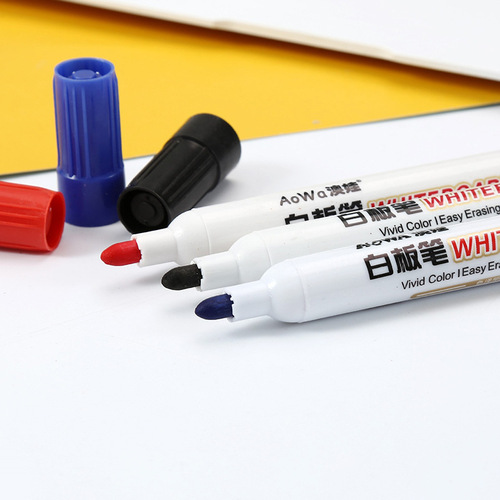 Aowa 6178 whiteboard pen, easy to write, easy to erase, refillable marker pen, office teaching drawing writing pen wholesale