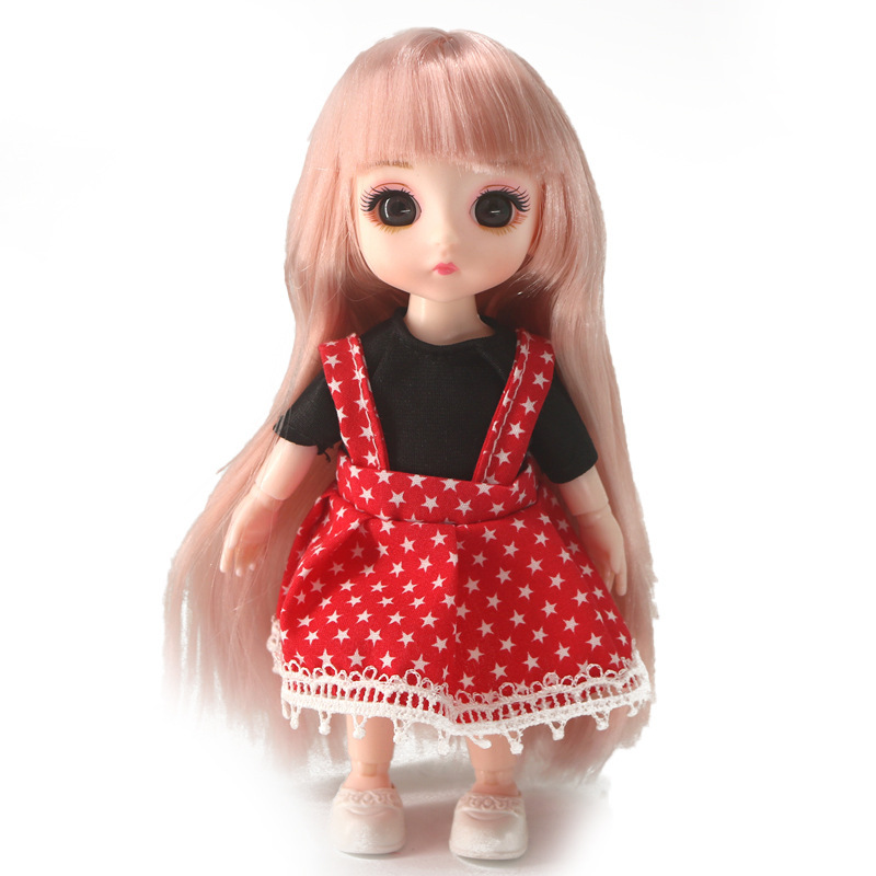16-17センチのプリンセスbjdの赤ちゃんの着せ替え服6インチ13関節カジュアルスーツob11ローリの子供服|undefined