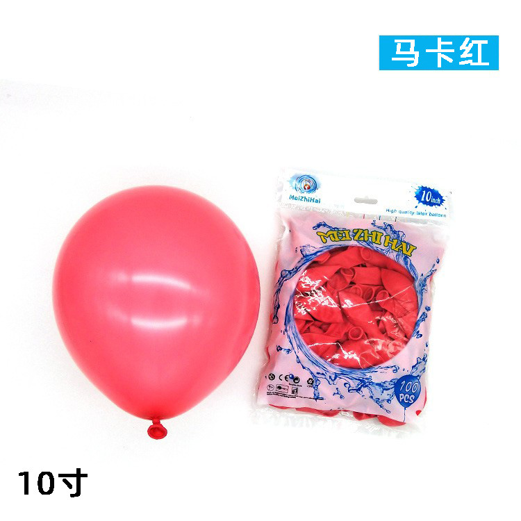 Maca roja de 10 pulgadas 100 piezas