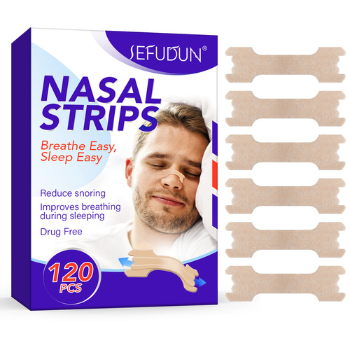 SEFUDUN Breathe Nasal Patch relieves nasal cavity and breathes smoothly, relieves snoring, stops snoring and ventilates nasal patch 120pc
