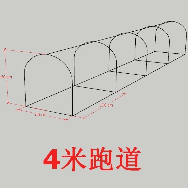 走地鸡笼养鸡隧道跑笼农场庭院户外鸡笼可折叠折叠式溜达养殖笼|undefined