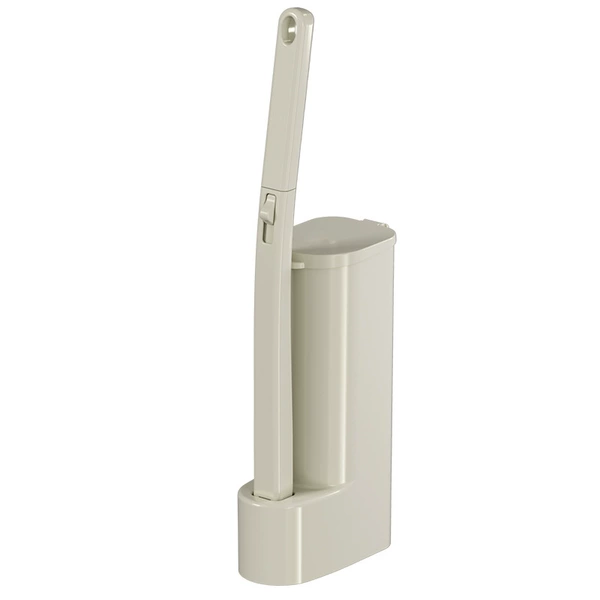 Large beige toilet brush