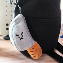 Yuguoshan オリジナルナイフぬいぐるみヘッドフォンバッグペンダント面白いナイフミニ収納袋人形ペンダントキーホルダー
