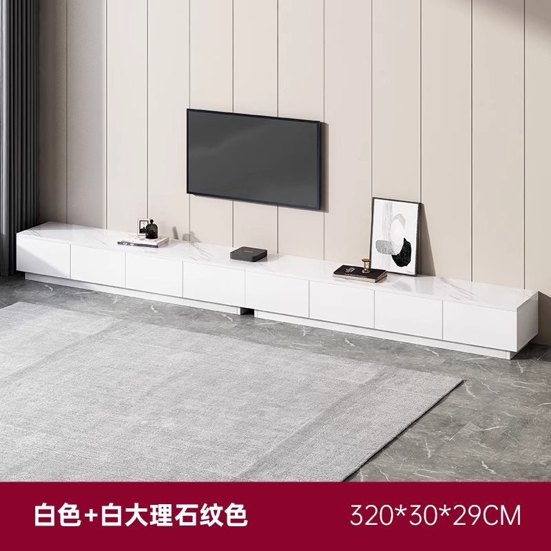 3.2m white + white marble pattern [recommended for large apartments]; assembly