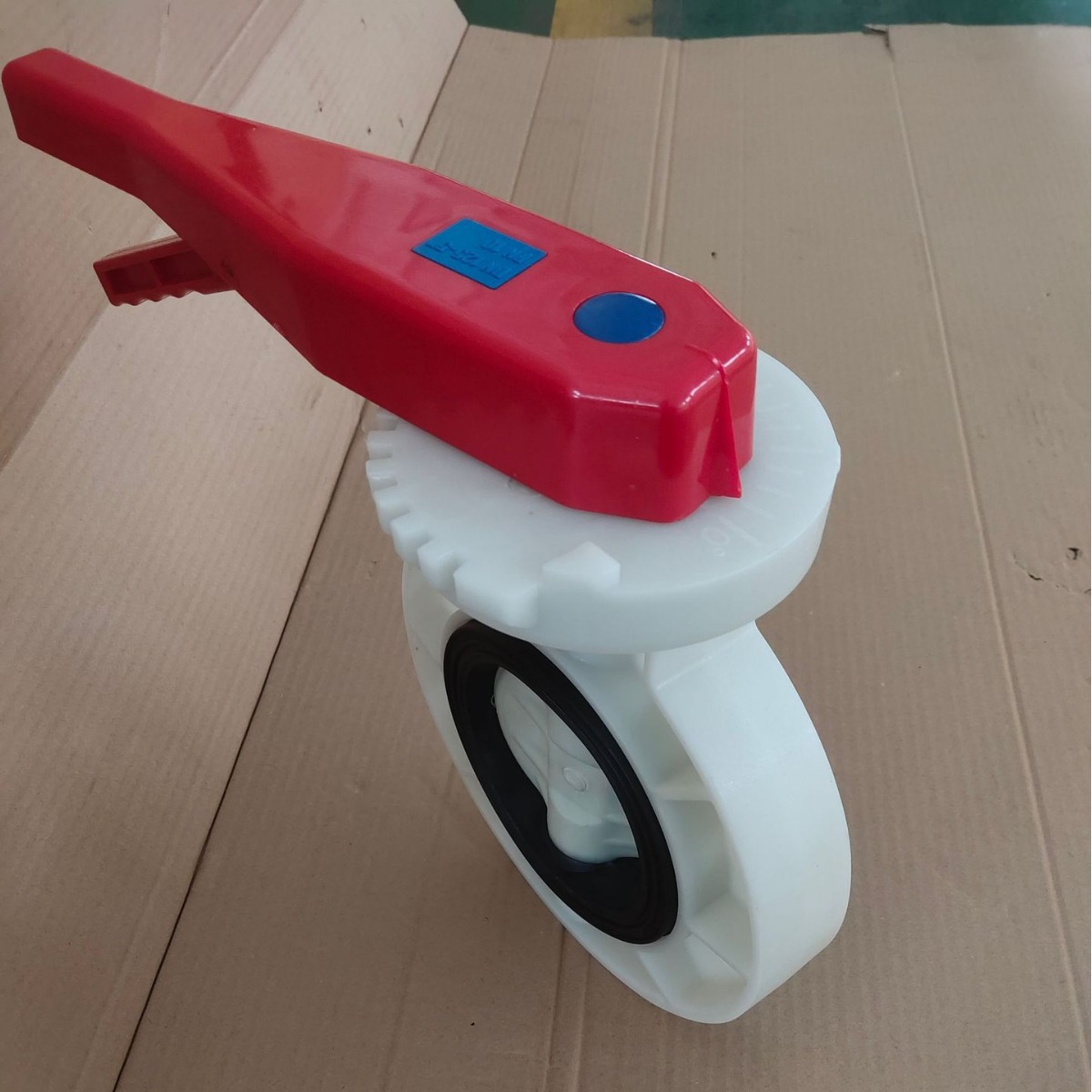 小规格DN65 FRPP手柄蝶阀 EPDM阀座 45#碳钢 D71X-10S