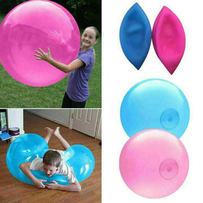 跨境爆品泡泡水球 创意TPR儿童玩具弹力球超大充气球注水泡泡球|ru
