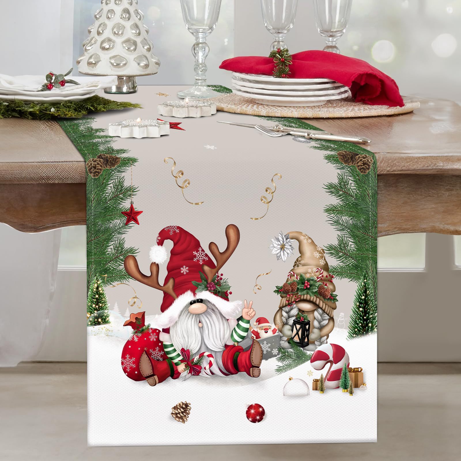 13__W x 72__L Christmas Gnomes