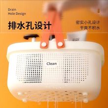 洗漱用品洗澡篮洗澡浴室浴篮学生宿舍手提篮收纳筐沥ll水收纳篮桌