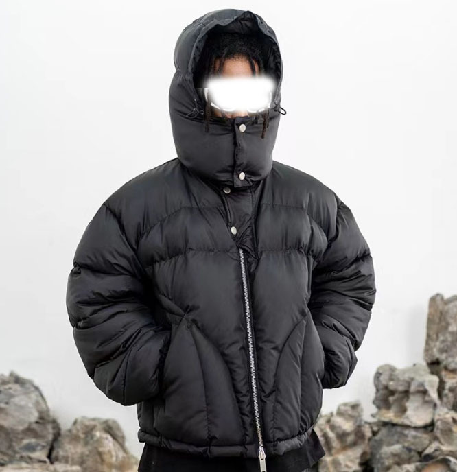 Piumino di ispirazione gotica – Cappotto unisex retrò da strada, caldo giubbotto invernale imbottito in cotone per uomo e donna_voghion.com