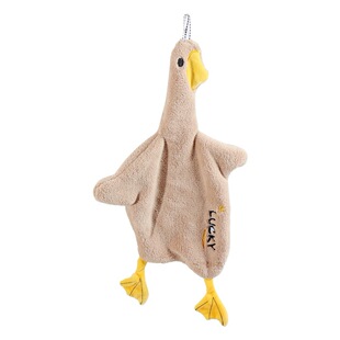 Полотенце для рук Little Duck висит коралловый флис супервпитывающее утолщенное полотенце для рук мультфильм милое кухонное полотенце для рук