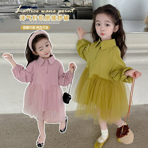 New Spring and Autumn Dresses for Girls  New Fashionable and Stylish Net Dress 