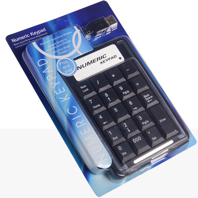 工場直売の銀辺の数字のキーボードのレジは小さいキーボードのスキャンの数字のキーボードの卸売りのクロスボーダーを支払います。