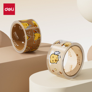 Deli Jd105A/Jd105B Sealing Tape 45Mm*30Y*50Μm (Highly Transparent) Strong Adhesive Sealing Tape