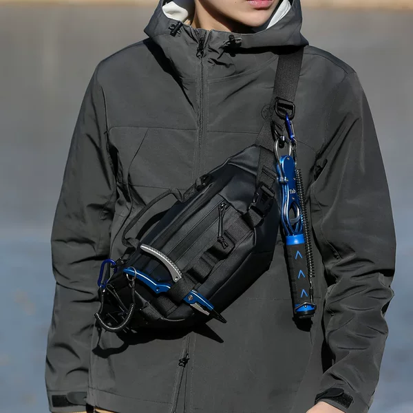 Luya Waist Bag Waterproof Women's Outdoor Sports Waist Bag Men's Fashion Running Fitness Micro Luya Crossbody Bag Backpack