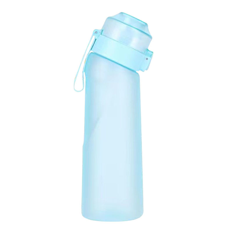 Taza de fragancia caliente Taza de agua divertida Sin logotipo Pajita resistente a altas temperaturas Botella de agua con aroma de anillo de fragancia verde con sabor