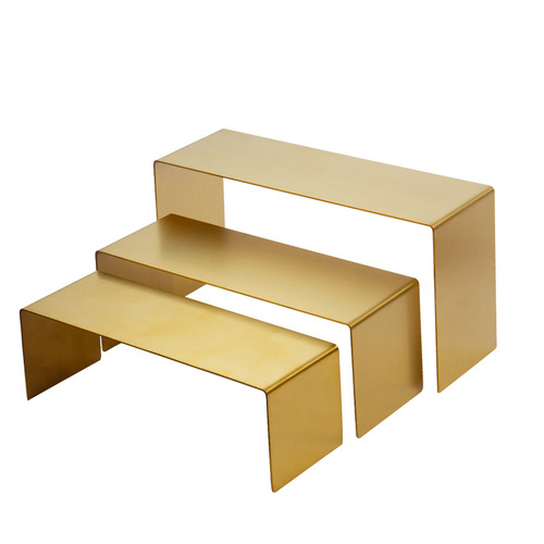 Wholesale market bag display props, shoe rack display window clothing store stainless steel U-shaped shoe bag display rack