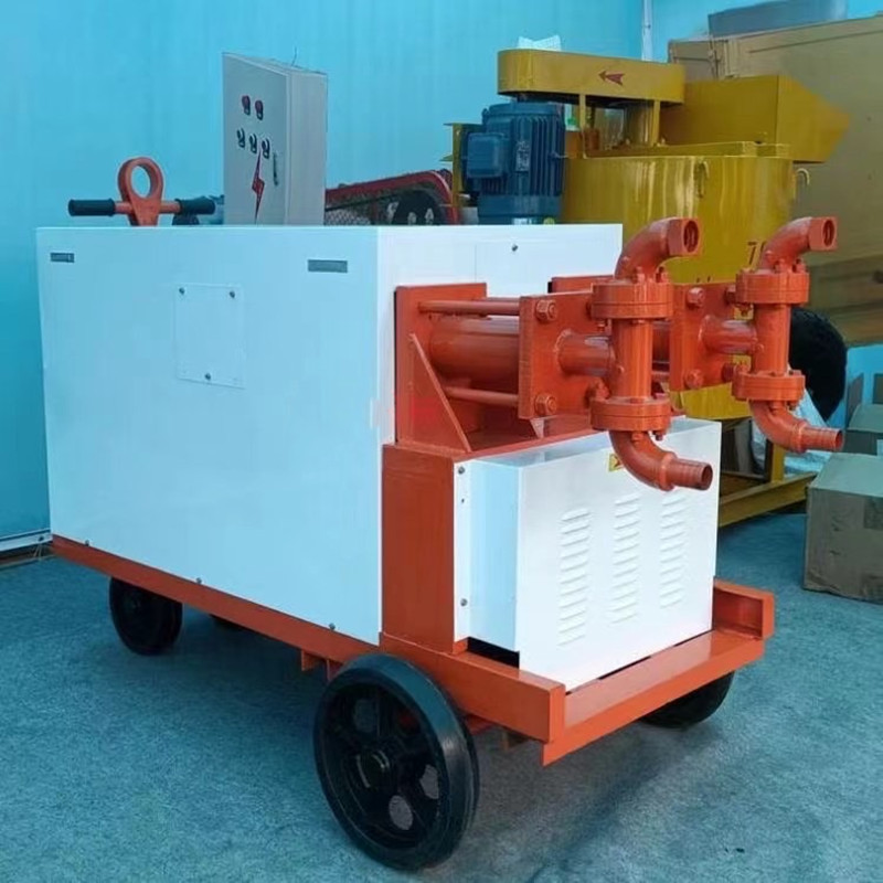 WYB双缸双液注浆机地铁工地高压双缸注浆泵11kw水玻璃水泥注浆机