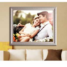 厂家欧式挂墙婚纱照相框定zhi新款5d钻石画创意油画十字绣砖石画