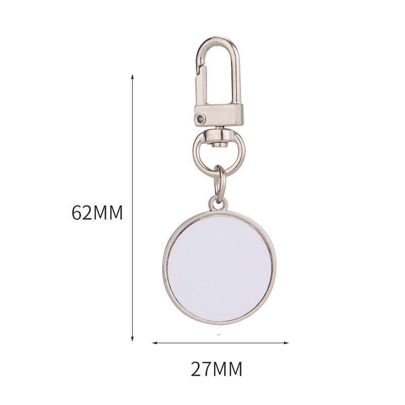 Transfronterizo Amazon en blanco llavero de transferencia de calor amor en forma de corazón grabado retrato familiar foto bolso accesorios adornos