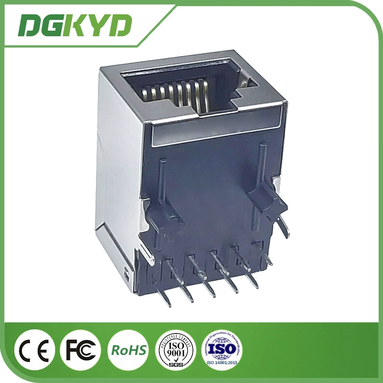 DGKYD 111Q066GWA1D RJ45 Соединение однопортовый гигабитный интегрированный сетевой трансформер без подсветки