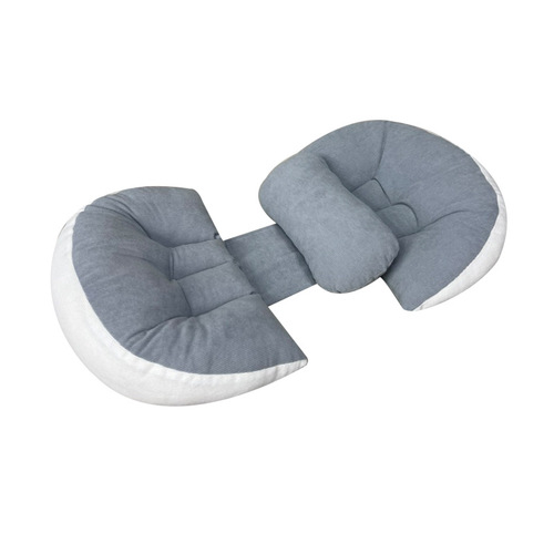 Colored pregnant pillow, silky and refreshing, non-sticky, pregnant women sleeping side sleep cushion, waist pillow, side lying support abdomen pillow, pregnant women pillow