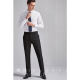 New Men's Italian-style Western Pants Men's Slim-fit Professional Dress Western Pants Men's Straight Business Casual Suit Pants Non-ironing