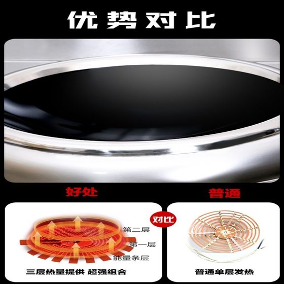 Hotel frying electric frying stove 15kw school canteen kitchen induction cooker commercial hotel high power commercial induction cooker