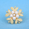 High-end fashionable crystal, classic brooch, pin lapel pin, Korean style, wholesale