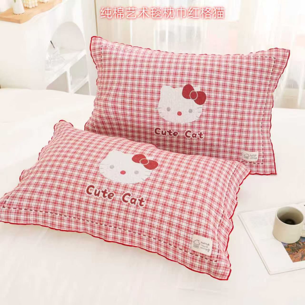 Class a safety cotton super soft pure cotton pillow towel ins style…