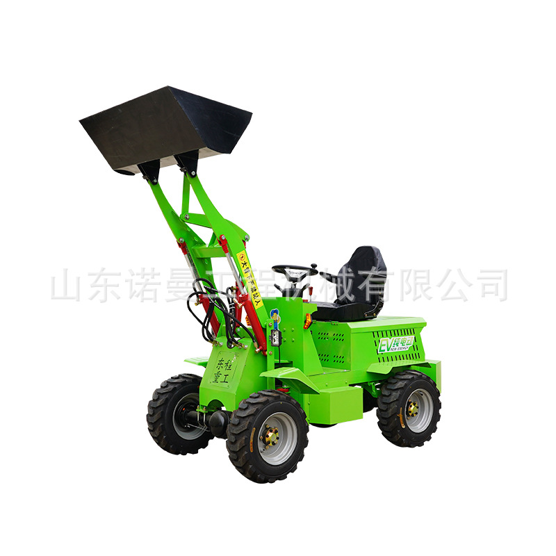carretilla elevadora eléctrica pequeña cargadora doméstica pequeña cargadora eléctrica interior para granja agrícola agarrando paja