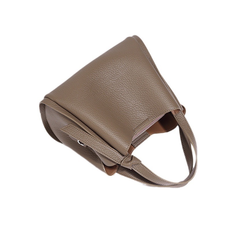 2024 new niche design vegetable basket portable women's bag, simple and versatile, high-end feeling, single shoulder_voghion.com