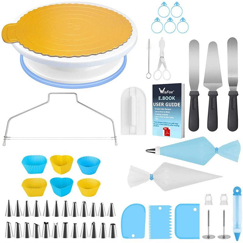 Cream set, fondant, mold, 122 pieces, DIY