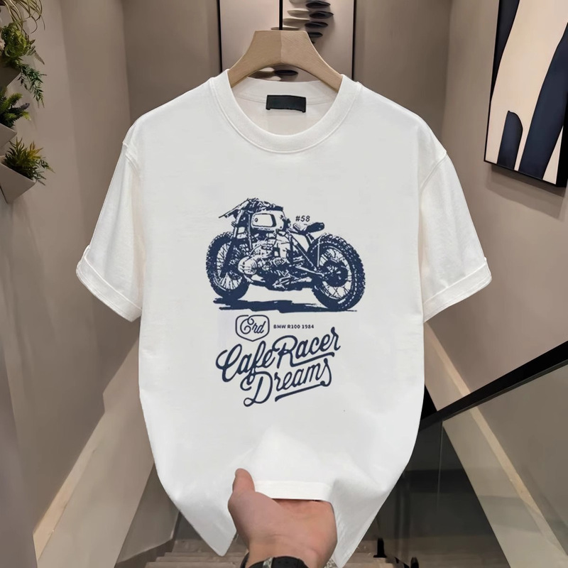 Available for Overseas Wholesale~ Heavyweight Pure Cotton Short-Sleeve T-Shirt for Men, Summer 2026 New Style, Trendy Chinese Style for Men and Women, Couple Style Available for Overseas Wholesale~ Heavyweight Pure Cotton Short-Sleeve T-Shirt for Men, Summer 2026 New Style, Trendy Chinese Style for Men and Women, Couple Style