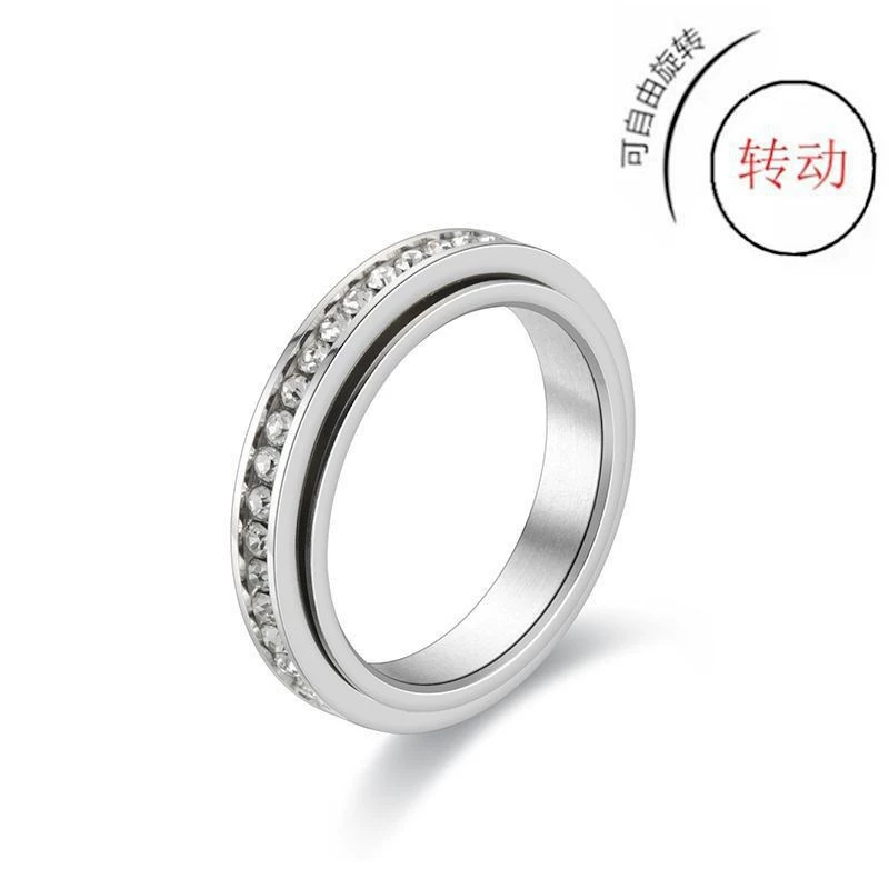Мужской комплект, модное кольцо из нержавеющей стали для любимого, Amazon, простой и элегантный дизайн