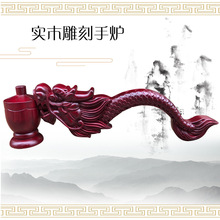 浮莲笙佛具用品佛堂寺庙香具法会佛事焰口法师手持实木雕手炉香炉