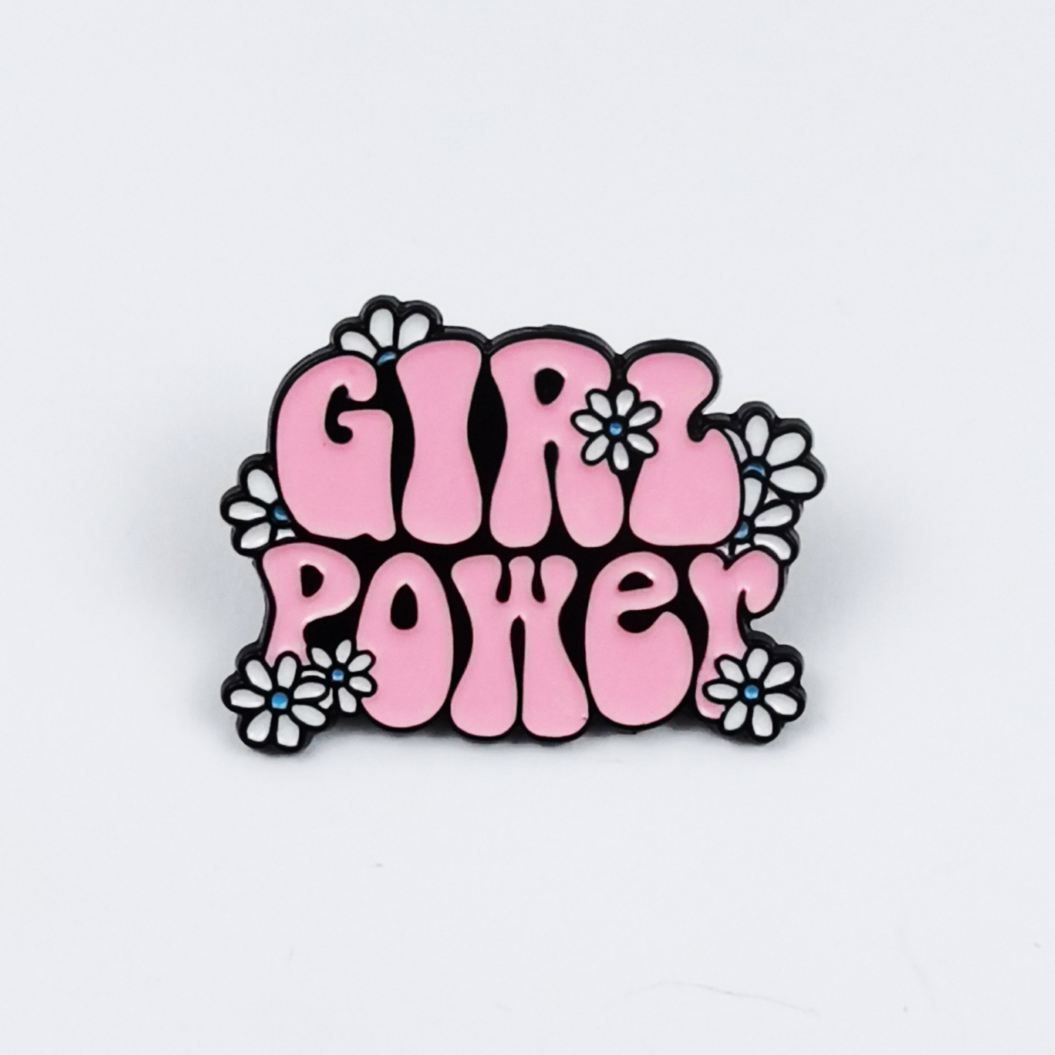 Broche de moda de letras en inglés europeo y americano Accesorios de joyería simple Insignia de metal Ropa de niña transfronteriza Insignia de pin image 6