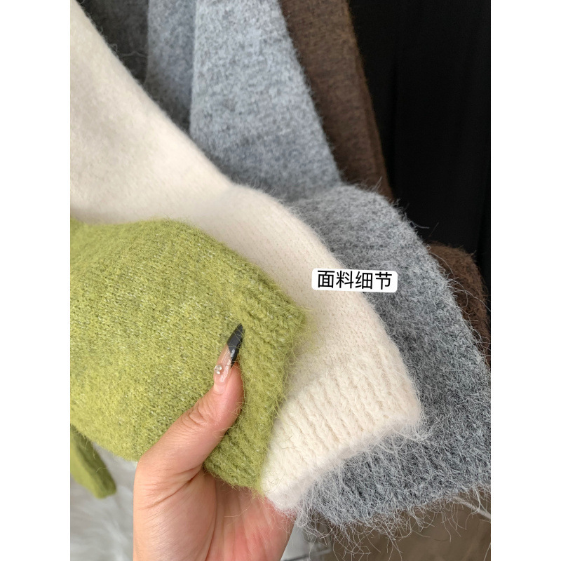 塞纳2025早秋新款氛围感慵懒显瘦包臂针织连衣裙配腰带|undefined