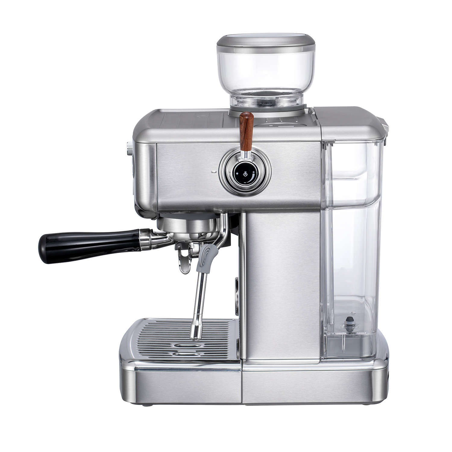 Máquina de café espresso totalmente automática bomba de alta presión con molienda máquina de café espresso italiano moler granos hervir café 2 en 1