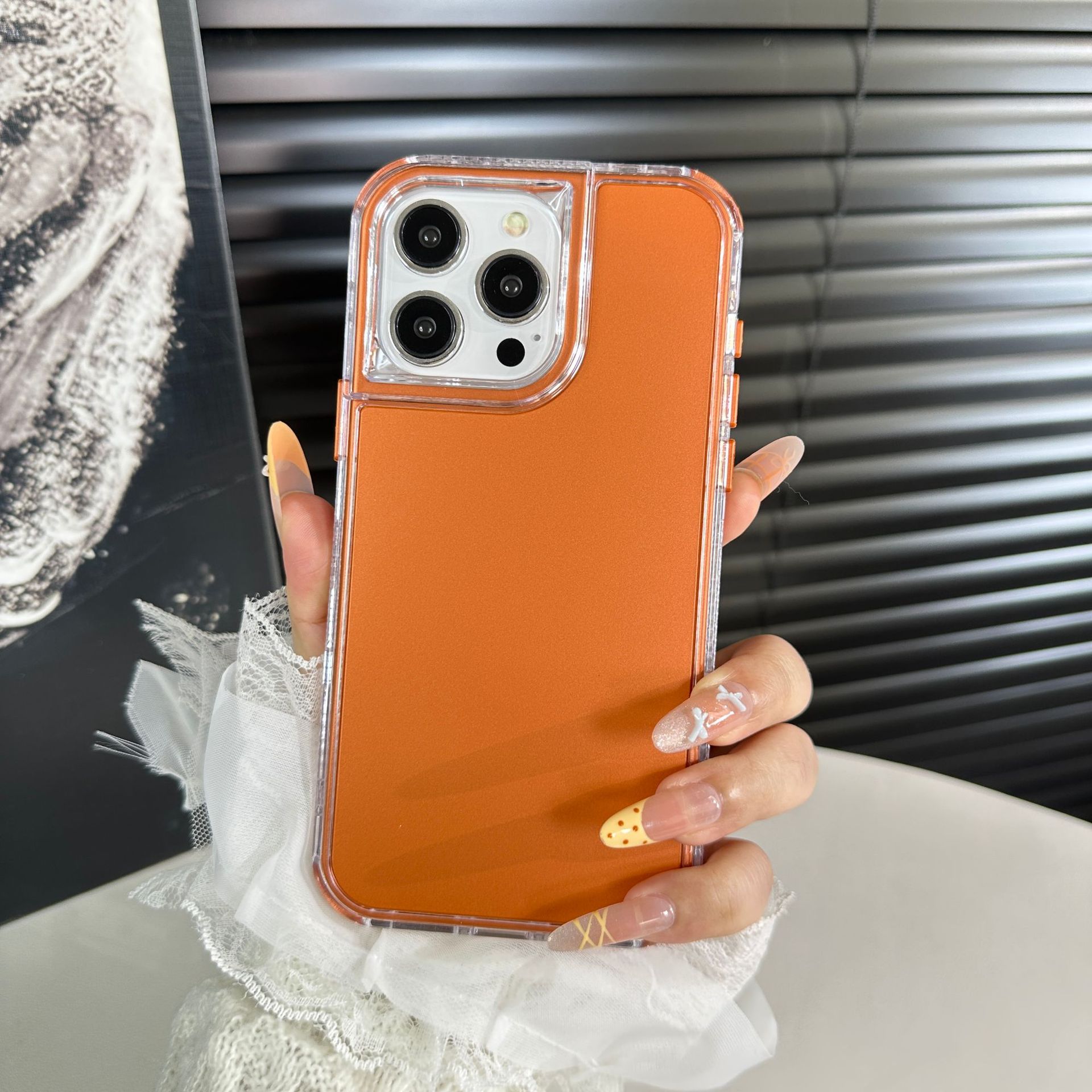 Funda 3 en 1 para iPhone 17 Pro Max de TPU, Protección Anticaídas y Antiimpactos