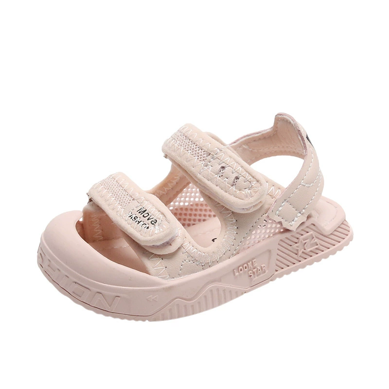 Children's summer sandals for boys, breathable non-slip beach footwear for early age, shoes, soft sole