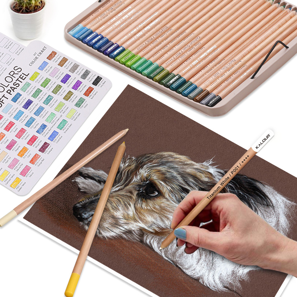 New 50pcs Freehand Drawing Colored Pencil Set display picture 1