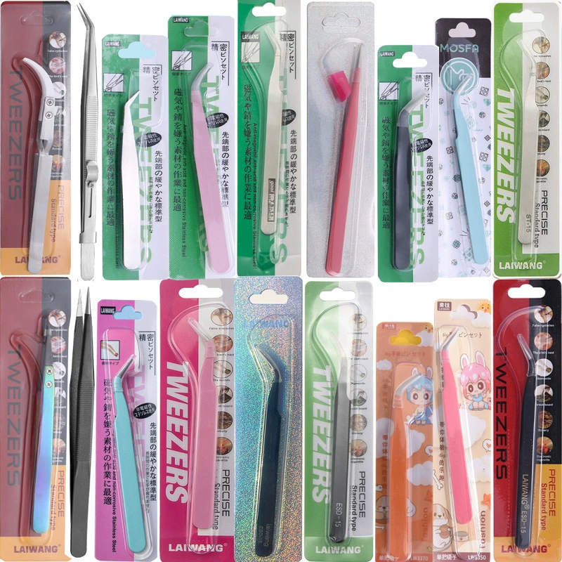 Цвет ручной счет Пинцет мультфильм упаковочная лента Пинцет инструмент DIY ручной работы наклейка клип