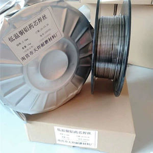 Low-temperature copper-aluminum flux-cored welding wire, specifically for welding copper-aluminum pipe joints in refrigerators, air conditioners, oil tanks, water tanks, and transformer wiring