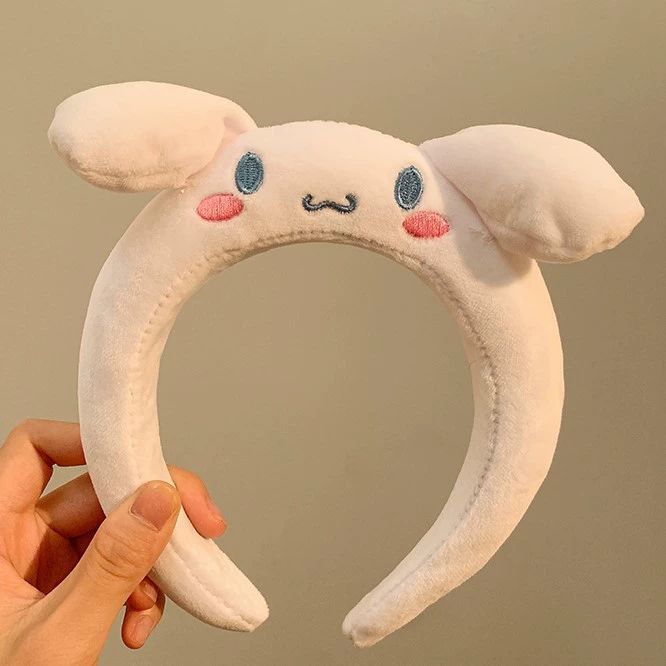 Плюшевые ободки для волос (Sanrio) милый мультяшный аксессуар для волос, мягкий плюшевый помпон, один размер