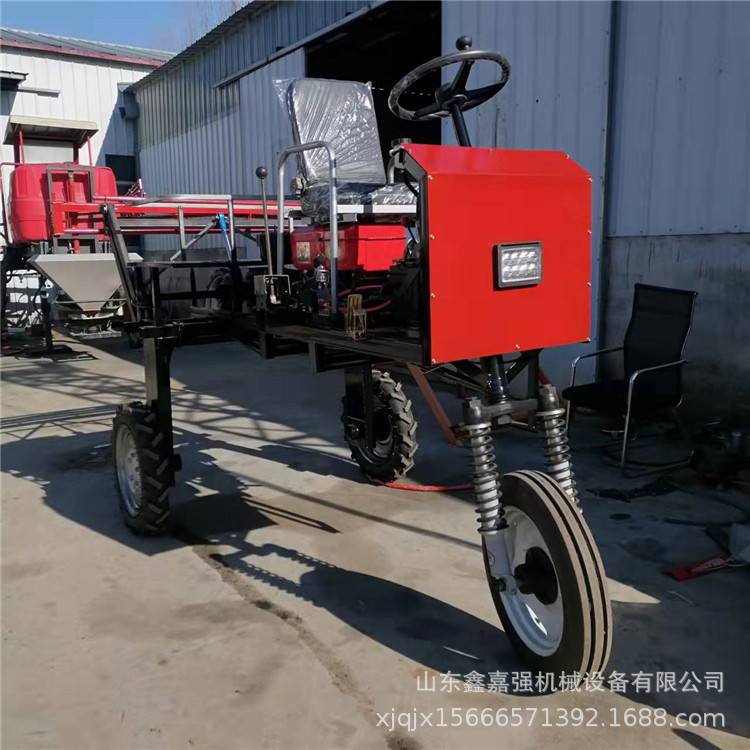 四轮打药机小麦玉米喷杆高架打药车农田自走座驾喷药机柴油喷雾机