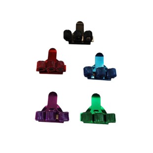 Hot-Selling Metal Colorful Spring Pen Clip Office Handbook Accessories Spot Direct Batch Promotional Price Three-Hole Spring Pen Insert